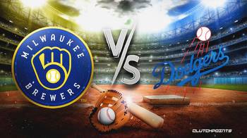Brewers vs. Dodgers prediction, odds, pick, how to watch