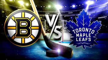 Bruins-Maple Leafs prediction, odds, pick, how to watch