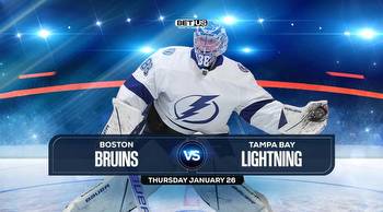 Bruins vs Lightning Prediction, Stream, Odds and Picks Jan 26