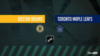 Bruins Vs Maple Leafs NHL Betting Odds Picks & Tips