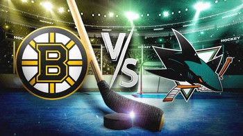 Bruins vs. Sharks prediction, odds, pick, how to watch