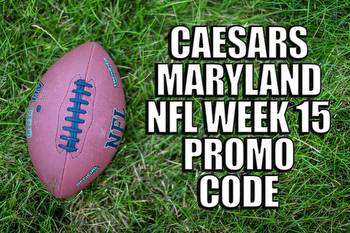 Caesars Maryland promo code for NFL Week 15: $1,500 first bet insurance