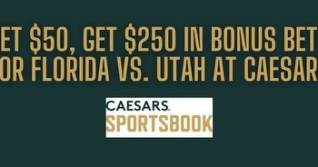 Caesars NCAAF promo: Claim $250 bonus for Florida vs. Utah