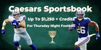 Caesars NY Promo Code: Get Up To $1,250 On Monday Night Football