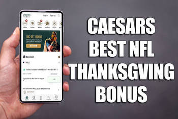 Caesars Promo Code: $1,250 Insurance for NFL Thanksgiving Games