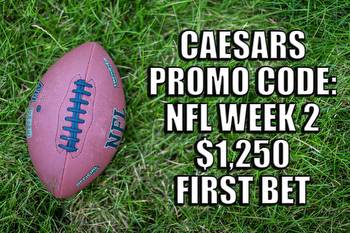 Caesars promo code: Chargers-Chiefs, NFL Week 2 $1,250 first bet