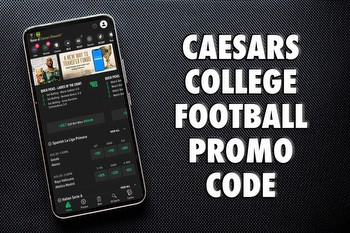 Caesars promo code MASSGET: College football bet $50, get $250 bonus bets offer