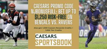 Caesars promo code NJBONUSFULL: Bet $1,250 risk-free on SNF in Week 5