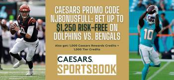 Caesars promo code NJBONUSFULL: Bet $1,250 risk-free on TNF in Week 4