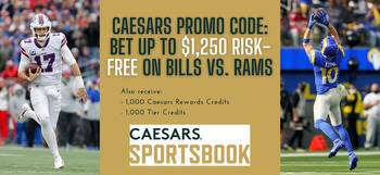 Caesars promo code NJBONUSFULL: Bet up to $1,250 risk-free on Bills vs. Rams on Thursday