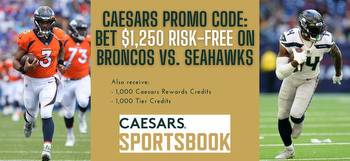 Caesars promo code NJBONUSFULL: Bet up to $1,250 risk-free on Broncos vs. Seahawks on Monday