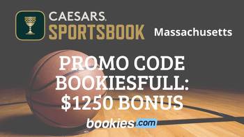 Caesars Sportsbook Massachusetts Promo Code BOOKIESFULL: $1250 Bonus for NBA Play-In
