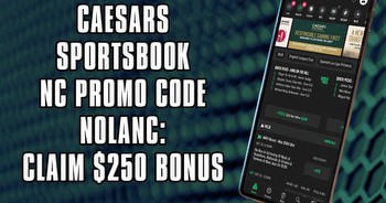 Caesars Sportsbook NC promo code NOLANC activates $250 bonus