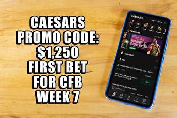 Caesars Sportsbook promo code: $1,250 first bet for college football Week 7