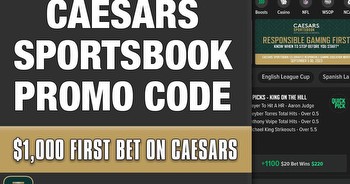 Caesars Sportsbook promo code: $1k Tuesday NBA bet