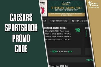 Caesars Sportsbook promo code CLEV1000: Bet up to $1,000 on Caesars for NBA Thursday