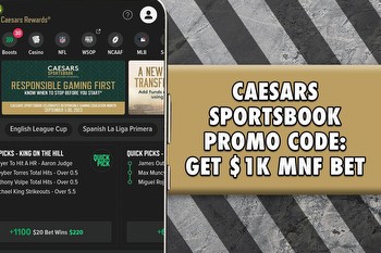 Caesars Sportsbook Promo Code: Get $1K MNF Bet for TEN-MIA, GB-NYG