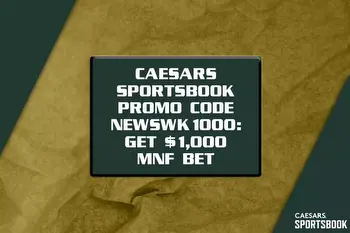 Caesars Sportsbook Promo Code NEWSWK1000: Get $1,000 MNF Bet for CIN-JAX