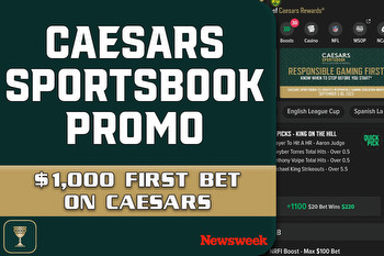 Caesars Sportsbook Promo Code: Use NEWSWK1000 for NBA, Super Bowl LVIII