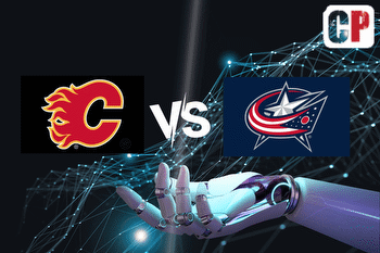 Calgary Flames at Columbus Blue Jackets AI NHL Prediction 102023