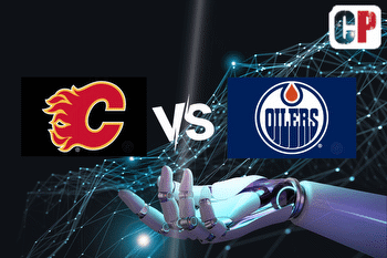 Calgary Flames at Edmonton Oilers AI NHL Prediction 102923