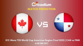 CAN vs PNM Match Prediction Match 5 ICC Mens T20 World Cup Americas Region Final 2023