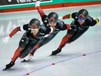 Canadian men's sprint team skates to bronze in Calgary