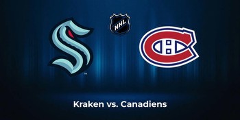 Canadiens vs. Kraken: Odds, total, moneyline