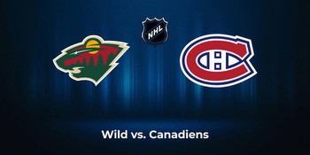 Canadiens vs. Wild: Odds, total, moneyline