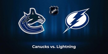 Canucks vs. Lightning: Odds, total, moneyline