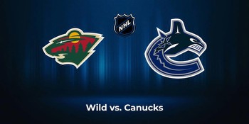 Canucks vs. Wild: Odds, total, moneyline