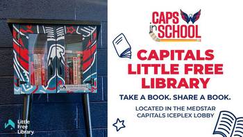 Capitals Launch Little Free Library at MedStar Capitals Iceplex