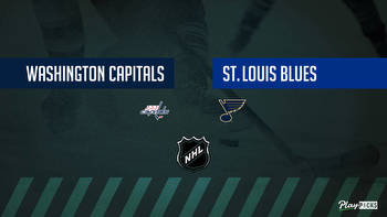 Capitals Vs Blues NHL Betting Odds Picks & Tips
