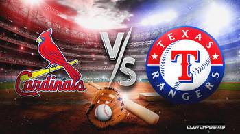 Cardinals-Rangers prediction, odds, pick, how to watch