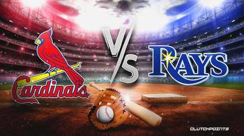 Cardinals-Rays prediction, odds, pick, how to watch