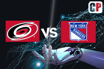 Carolina Hurricanes at New York Rangers AI NHL Prediction 11223