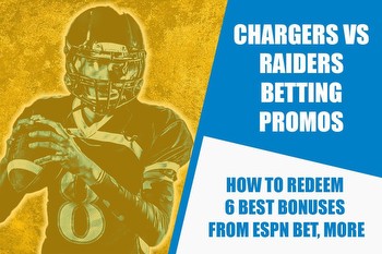 Chargers-Raiders betting promos: How to redeem 6 best bonuses from ESPN BET, more for TNF