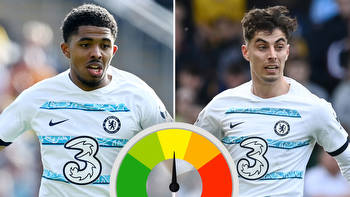Chelsea player ratings: Kai Havertz flat again on Frank Lampard return but Wesley Fofana shows fight for the Blues