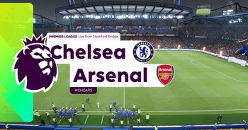 Chelsea vs Arsenal simulation on EA FC 24 to get Premier League score prediction