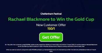 Cheltenham Betting Offers: Back Rachael Blackmore at 150/1 Odds in the Gold Cup with William Hill