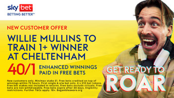 Cheltenham Festival betting offer: Get incredible 40/1 for Willie Mullins to train 1+ winner with Sky Bet