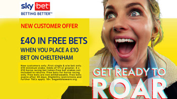 Cheltenham Festival free bets: Get £40 bonus to spend on horse racing with Sky Bet