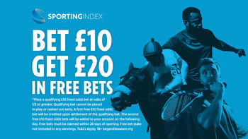 Cheltenham Festival offer: Bet £10 get £20 free bets on Sporting Index