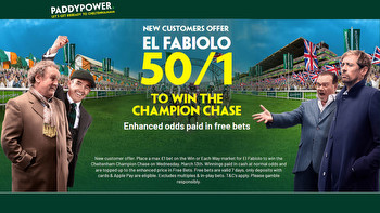 Cheltenham Festival price boost: Get El Fabiolo at 50/1 to win Champion Chase with Paddy Power