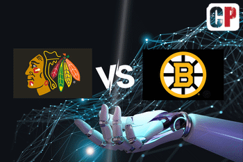 Chicago Blackhawks at Boston Bruins AI NHL Prediction 101123