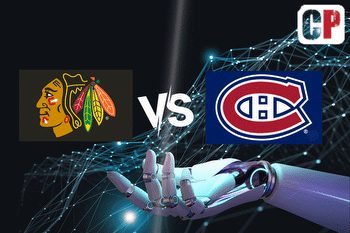 Chicago Blackhawks at Montreal Canadiens AI NHL Prediction 101423