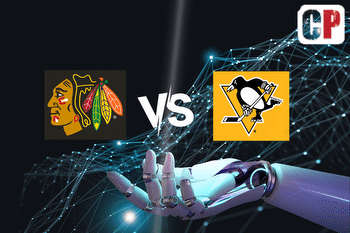 Chicago Blackhawks at Pittsburgh Penguins AI NHL Prediction 101023