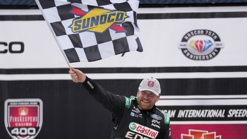 Chris Buescher wins 2nd straight NASCAR Cup race at Michigan