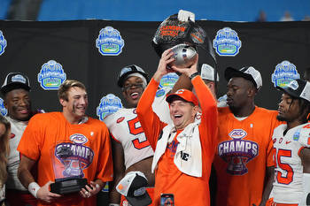 Clemson Football futures odds for ACC and National Championship