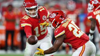 Clyde Edwards-Helaire player props odds, tips and betting trends for Week 5